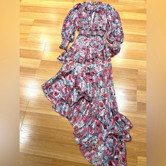 Elliatt Pink Floral Long Sleeve Dress - Picture 7 of 15